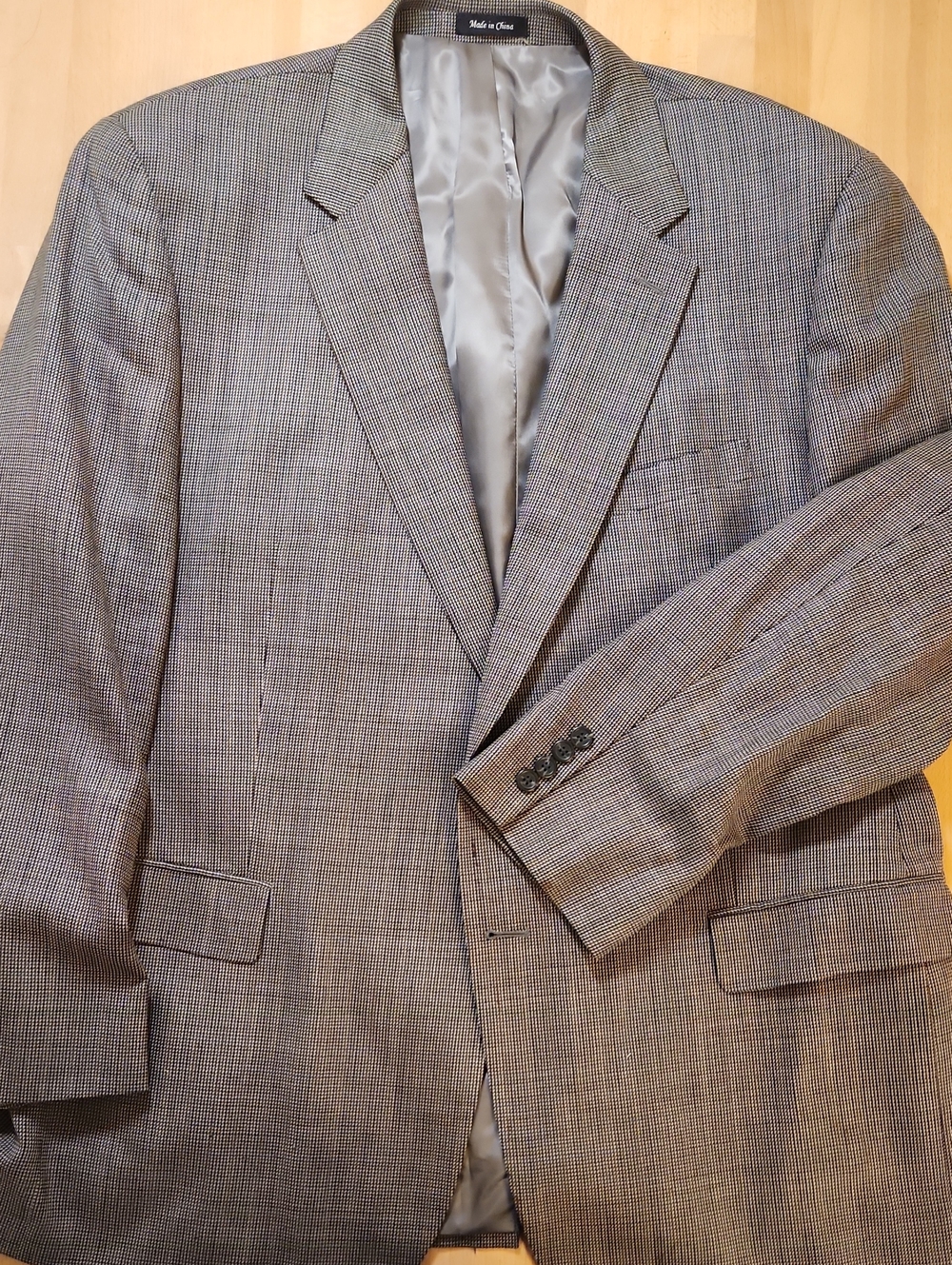 Chaps Men's Gray Glen Plaid Sport Coat Blazer